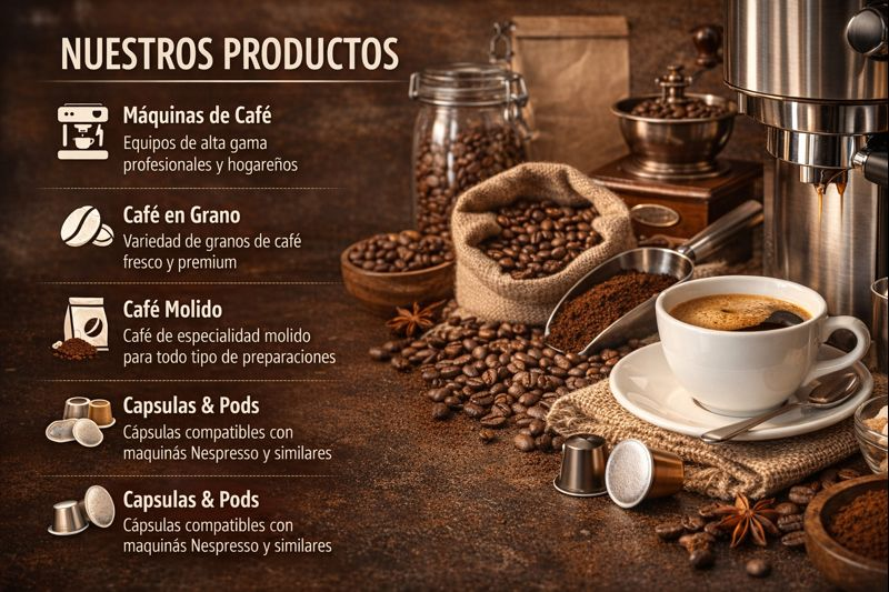 Productos destacados Coffee Solutions Condesa