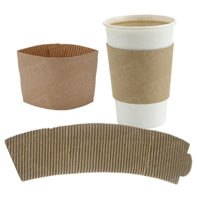 Cintilla o Fajilla de Carton para Vaso de Papel